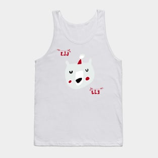 Cute Santa Bear Tank Top